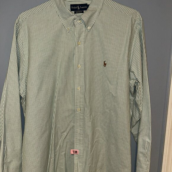 Ralph Lauren Button Down Long Sleeve Cotton Shirts, Men's XL, Pair - Picture 4 of 10